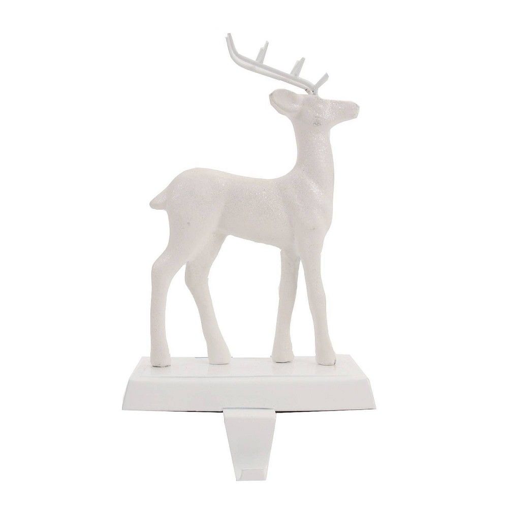 Glitter Deer Christmas Stocking Holder White - Wondershop | Target