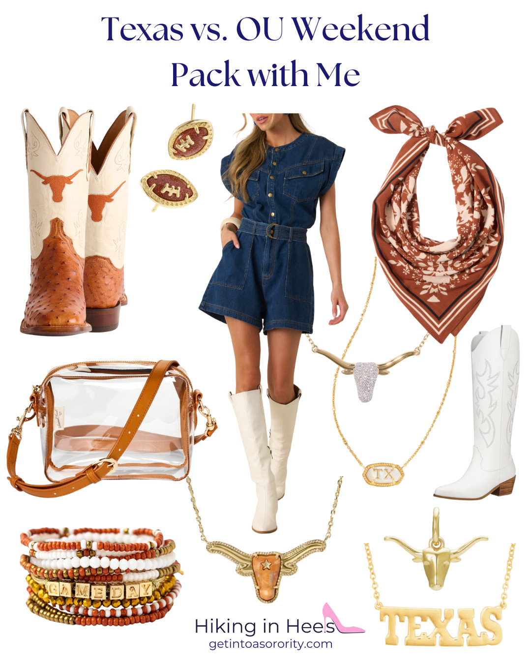 PART 4 - GRWM for game day - I'm heading to Dallas for the TX-OU game - everything arrives by gameday! Hook 'em 🧡🤘🏼🤍 

  

 #LTKSeasonal #LTKParties #LTKStyleTip