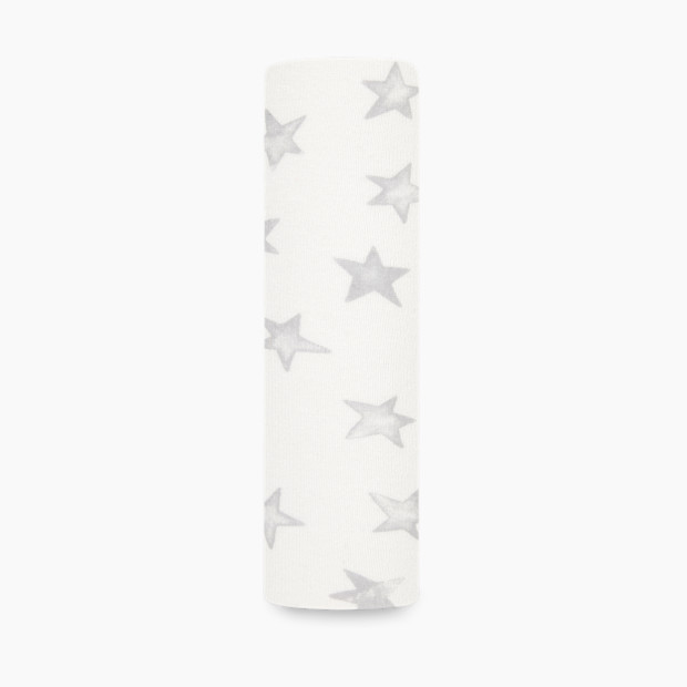 Aden + Anais Snuggle Knit Newborn Swaddle in Grey Star | Babylist