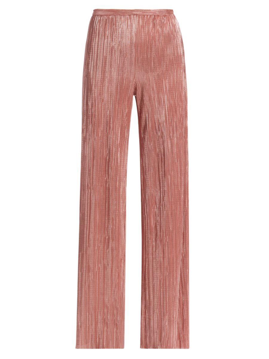 Deco Foil Straight-Leg Pants | Saks Fifth Avenue