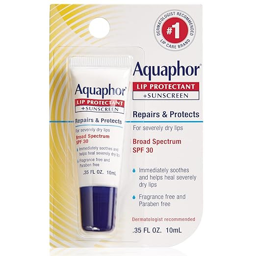Aquaphor Lip Repair Lip Balm with Sunscreen, Lip Protectant, Lip Balm SPF 30, 0.35 Oz Tube | Amazon (US)