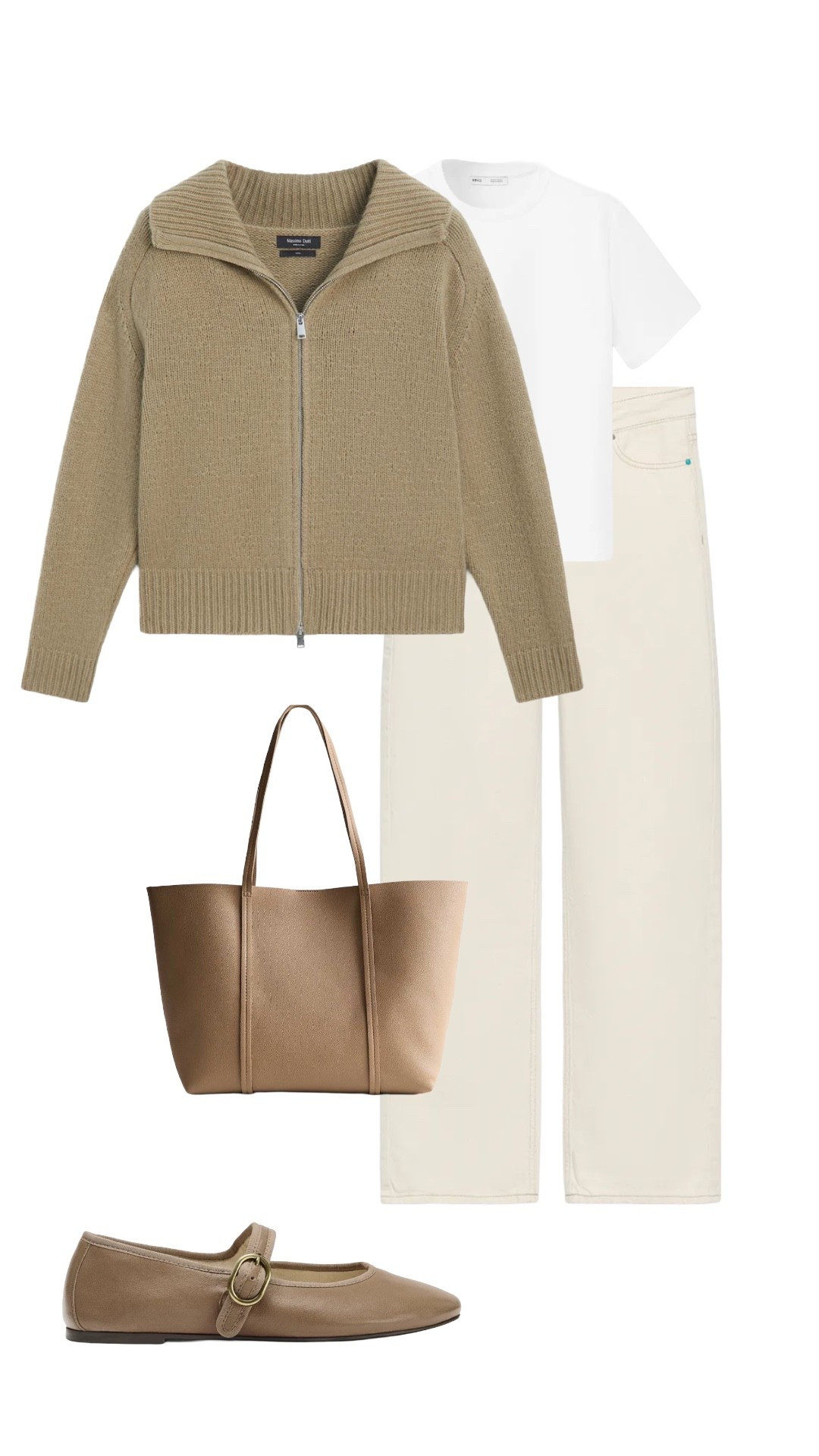 Easy autumn outfit 🤍 Love a zip-up  cardigan 🍂

#LTKuk #LTKautumn #LTKeurope