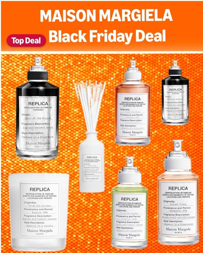 🚨 Maison Margiela Replica — Black Friday pricing!
These fragrances NEVER go on sale like this.
Run, don’t walk. 🖤

#maisonmargielasale #replicaperfumeedit

#LTKHoliday #LTKCyberWeek #LTKGiftGuide