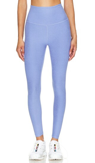 Spacedye Caught in The Midi High Waisted Legging in Periwinkle Cloud Heather | Revolve Clothing (Global)