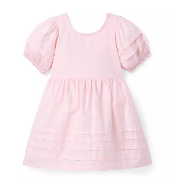 Pintuck Puff Sleeve Dress | Janie and Jack