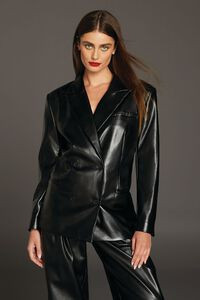 Barneys New York Faux Leather Jacket | Forever 21 (US)