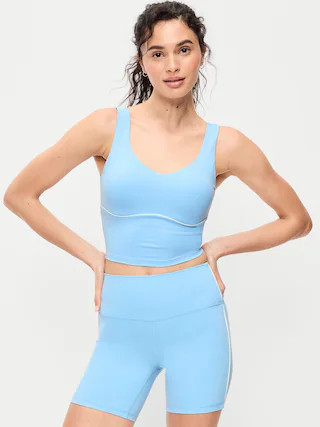 StudioSmooth Seamed Longline Top | Old Navy (US)