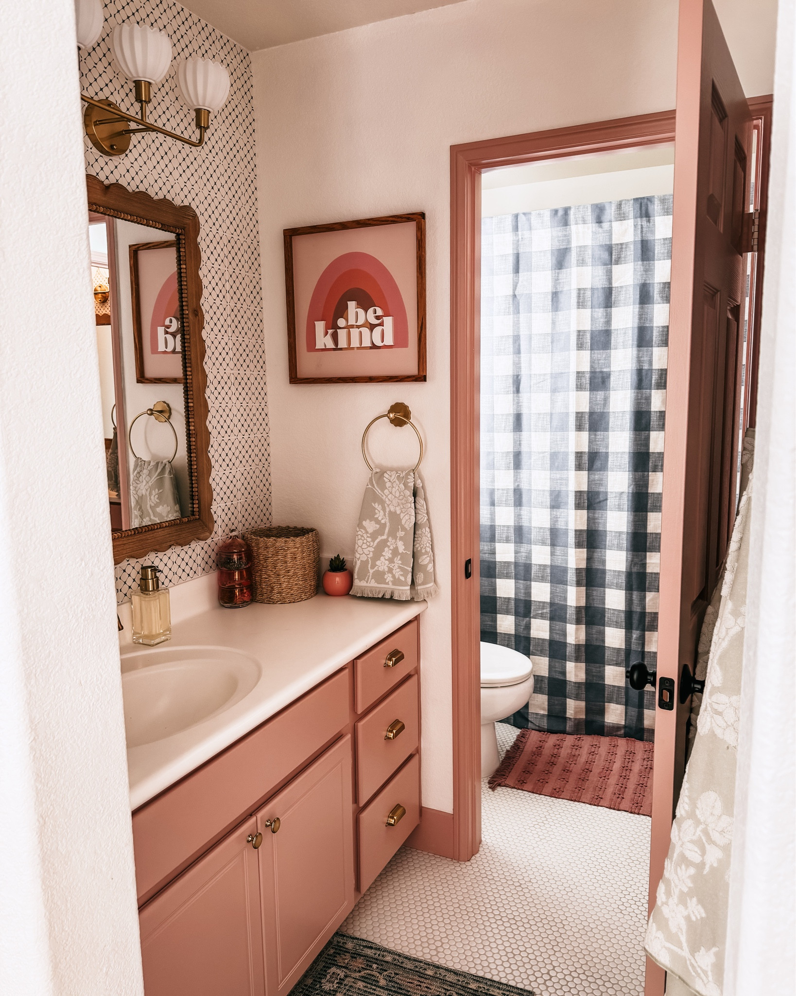 The girls’ Jack and Jill bathroom refresh is done! Dusty rose and French blue with gold accents were the vibes here! 

#LTKHome #LTKStyleTip #LTKKids