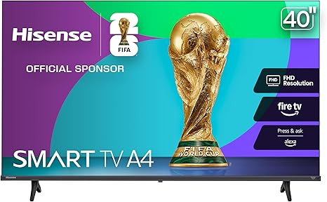 Hisense 40-Inch Class A4 Series FHD 1080p Smart Fire TV (40A4NF, 2025 Model) - DTS Virtual: X, Sl... | Amazon (US)