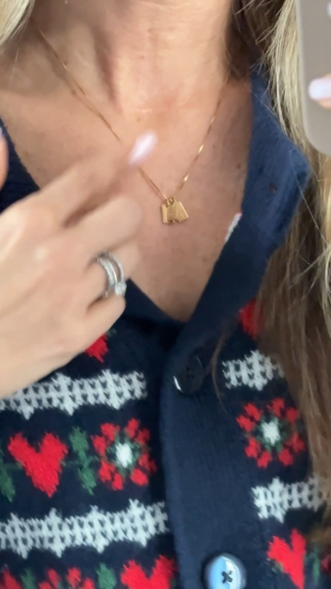 Oak and Luna necklace and 20% off code: LTKKourtney Personalized necklace with my kids initials. Valentines Gift idea 

#LTKValentine #LTKmomlife #LTKootd