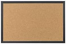 U Brands Cork Bulletin Board, 36 X 24 Inches, Black Wood Frame | Amazon (US)