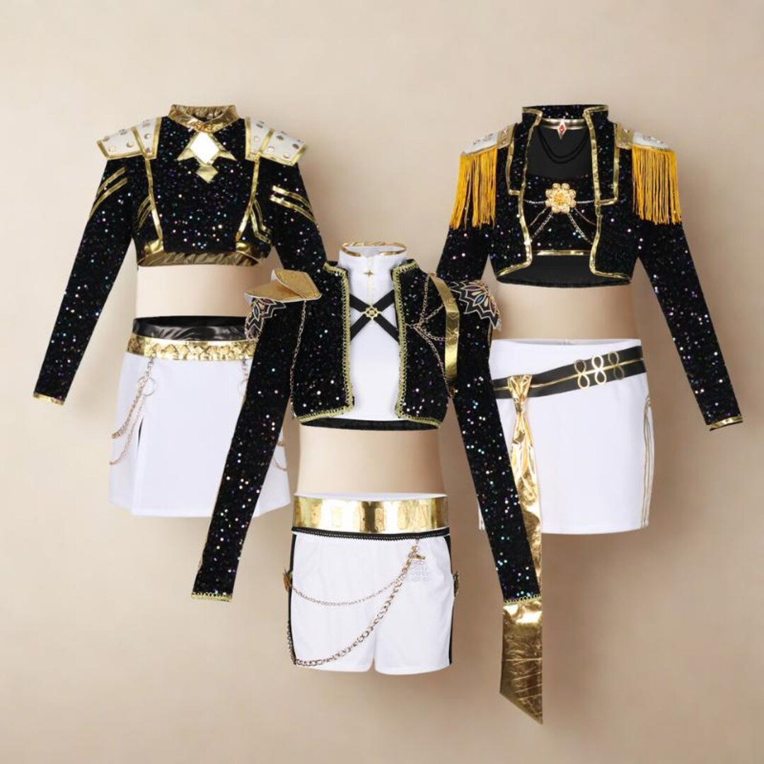 K-pop Demon Hunter Girl Group Cosplay | Mira, Zoey & Rumi Costume Set for Kids - Adults | Hallowe... | Etsy (US)