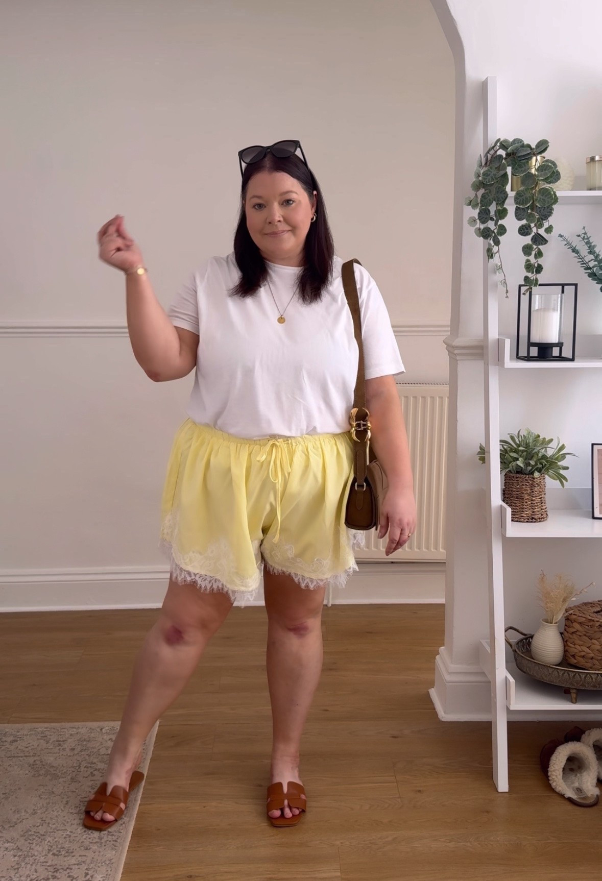Curvy Summer Lace Shorts Outfit

#LTKuk #LTKsummer #LTKplussize