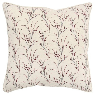 20"x20" Floral Polyester Filled Pillow - Rizzy Home | Target