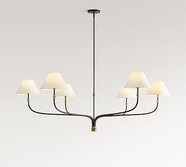 Collins Metal Round Chandelier (36"-60") | Pottery Barn (US)