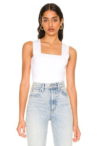 Wide Strap Square Neck Tank
                    
                    525 | Revolve Clothing (Global)