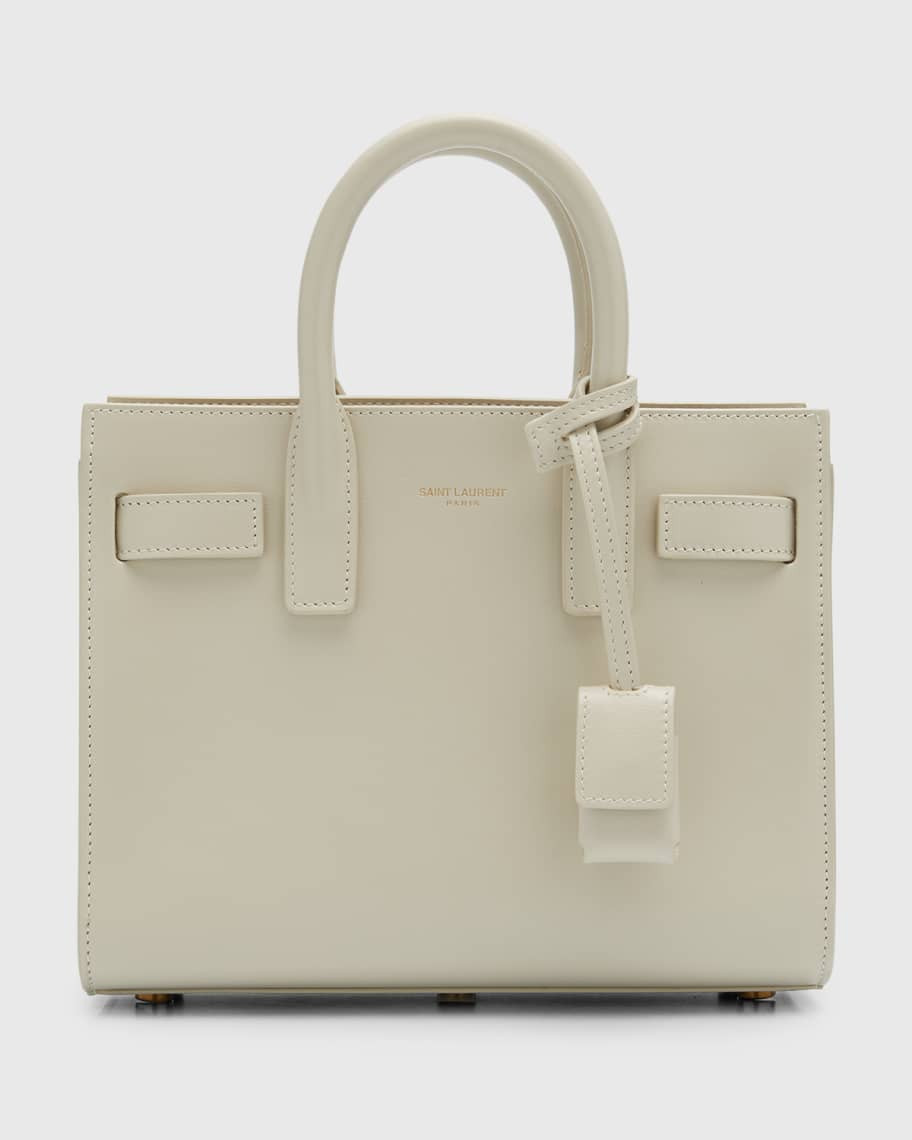 Saint Laurent Sac de Jour Nano Shiny Leather Satchel Bag | Neiman Marcus