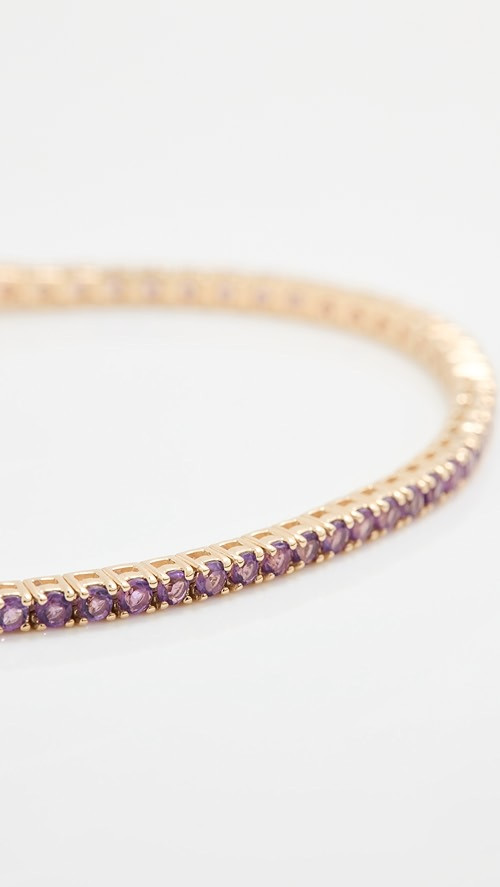 14k Colored Stone Tennis Bracelet | Shopbop