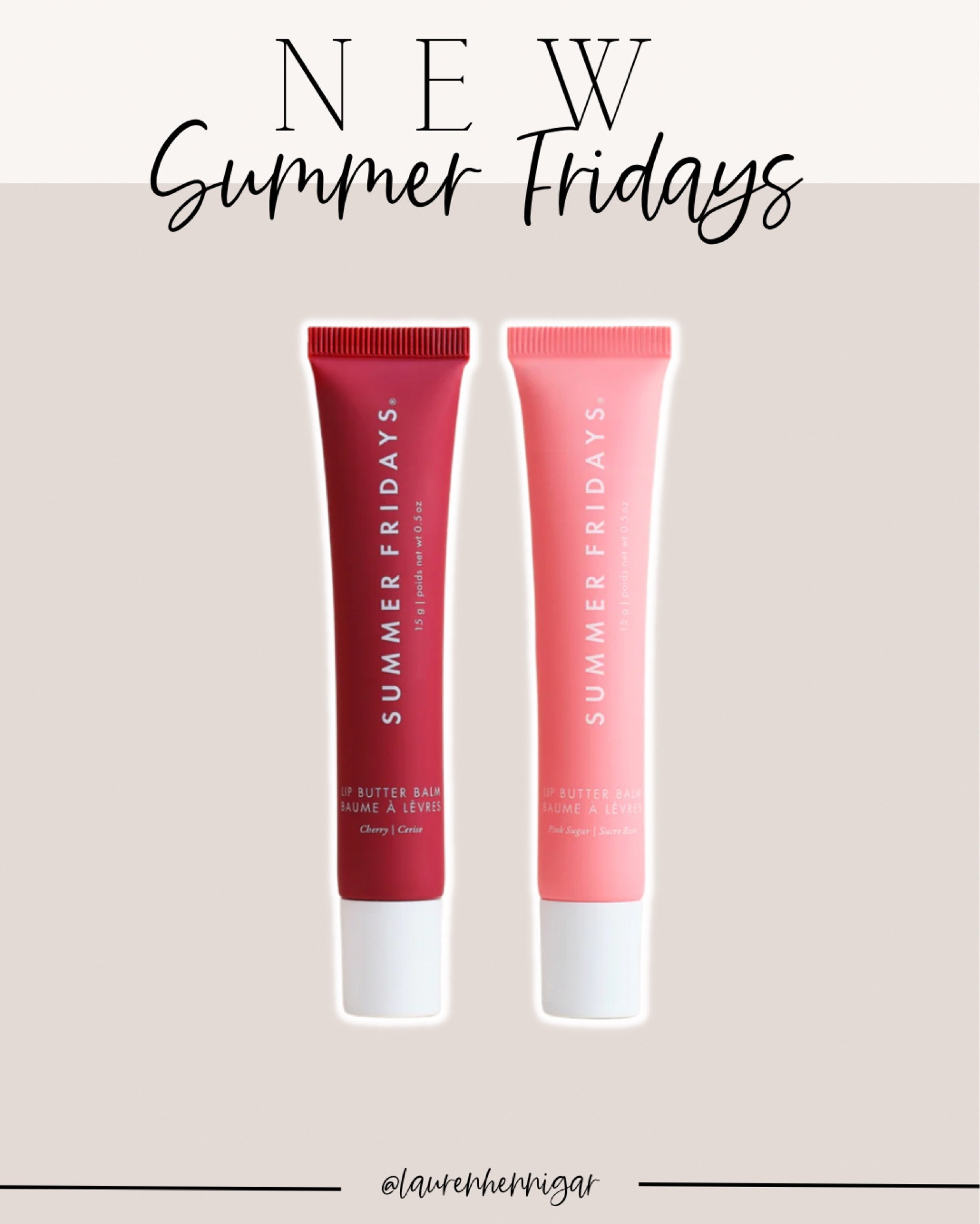 NEW summer fridays lip butter balm in cherry and pink sugar 🍒🌸💖💐

#LTKSeasonal #LTKbeauty #LTKunder50