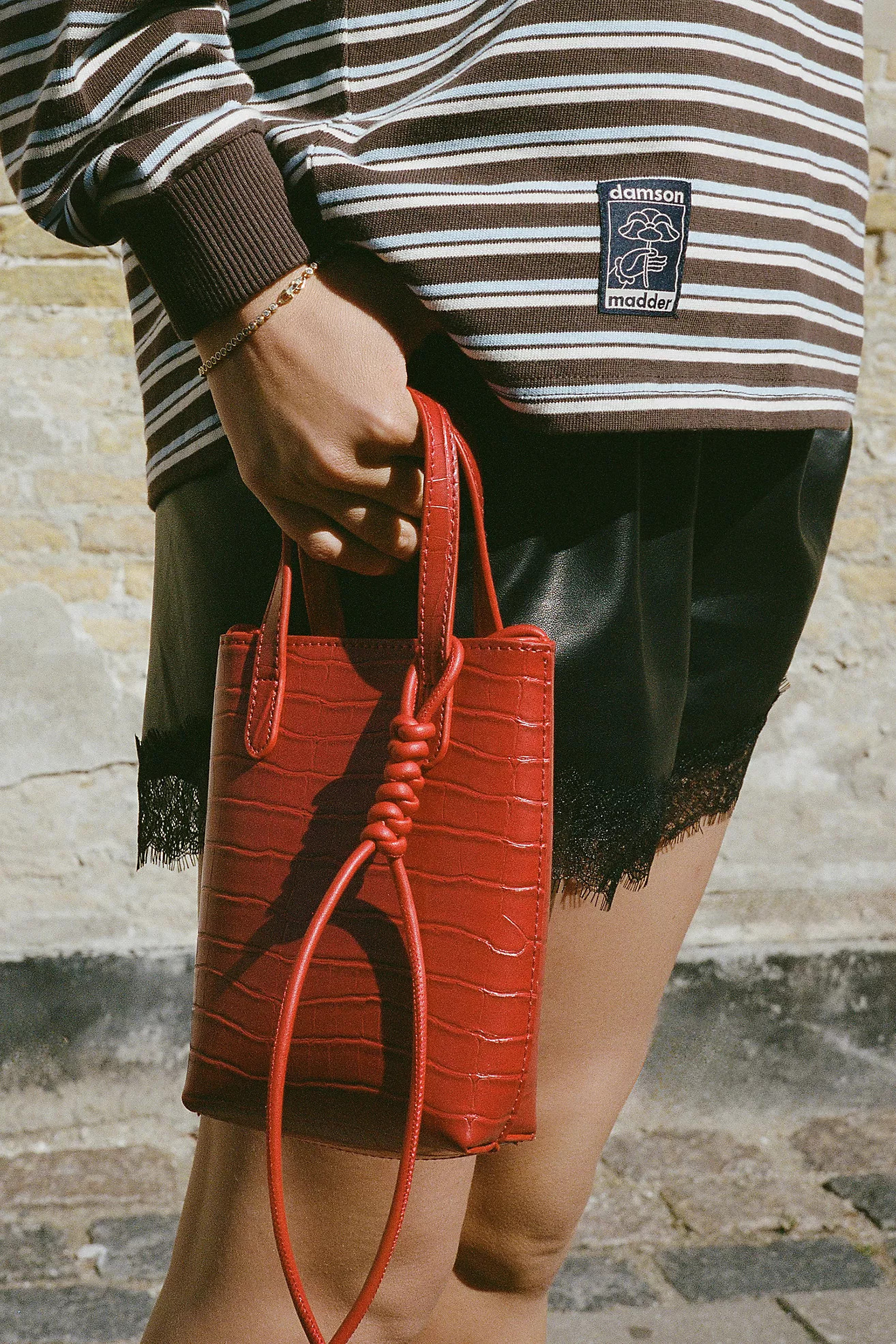 Maeve Embossed Cellphone Bag | Anthropologie (US)