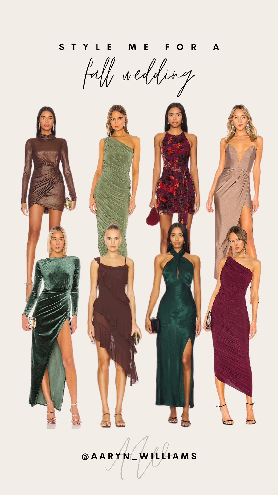 These fall wedding guest dresses are insane 🔥‼️ Shop now!

Fall wedding, wedding guest dresses, fall style, fall formal dress 

#LTKSeasonal #LTKStyleTip #LTKParties