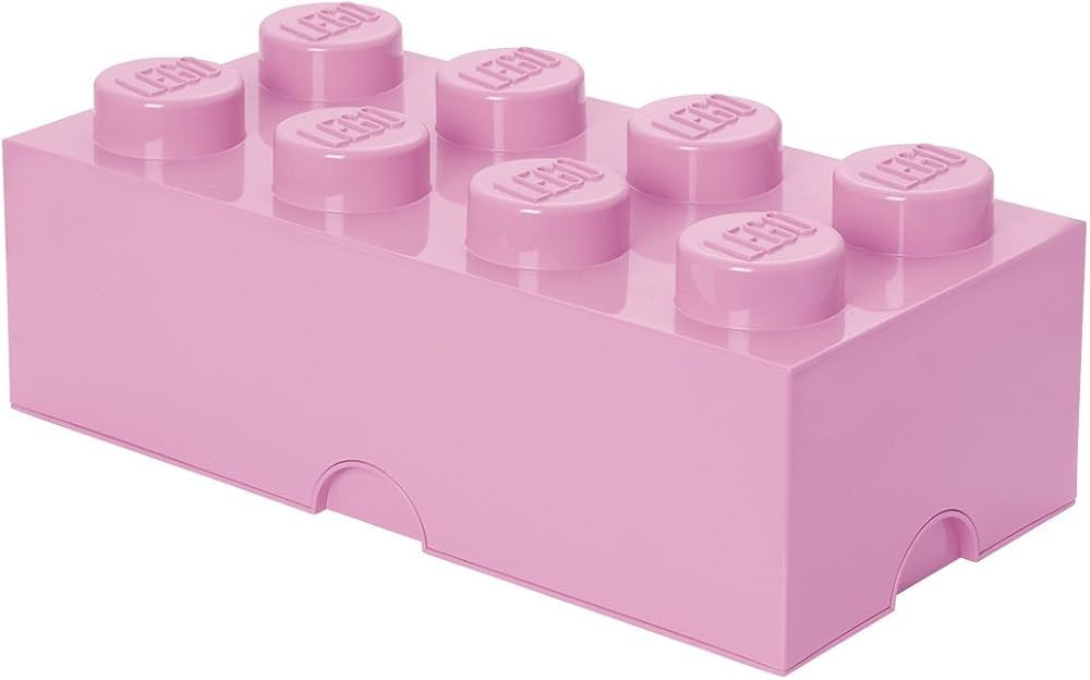 Room Copenhagen 8 LEGO Brick Box, Light Purple | Amazon (US)