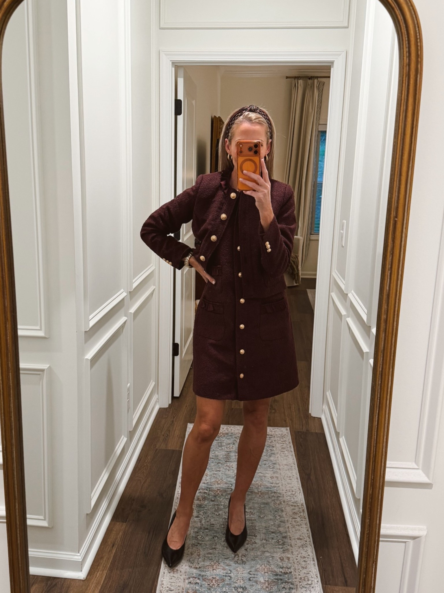 Today’s outfit of the day for an important meeting. Is this Walmart dress and jacket that absolutely blows my mind it is so high-quality so good and so affordable.@Walmart