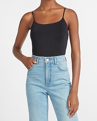 Body Contour Double Layer Scoop Neck Cami | Express