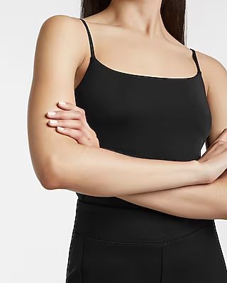 Silky Double Layer Scoop Neck Cami | Express