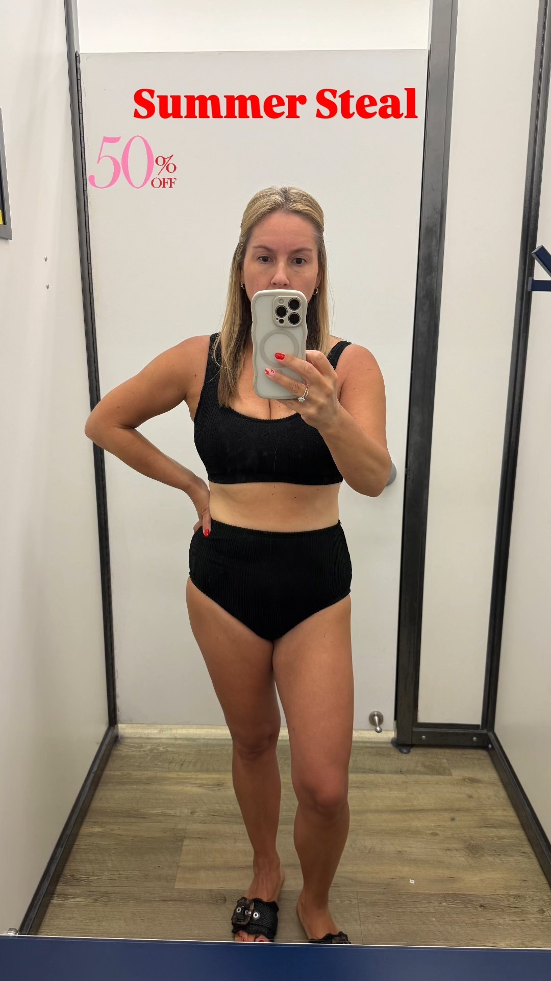 50% off this Two piece swimsuit for the girlies over 40. I’m still not sure if it’s for me or not but I’m wearing a medium. 

#LTKSwim #LTKSaleAlert #LTKFindsUnder50