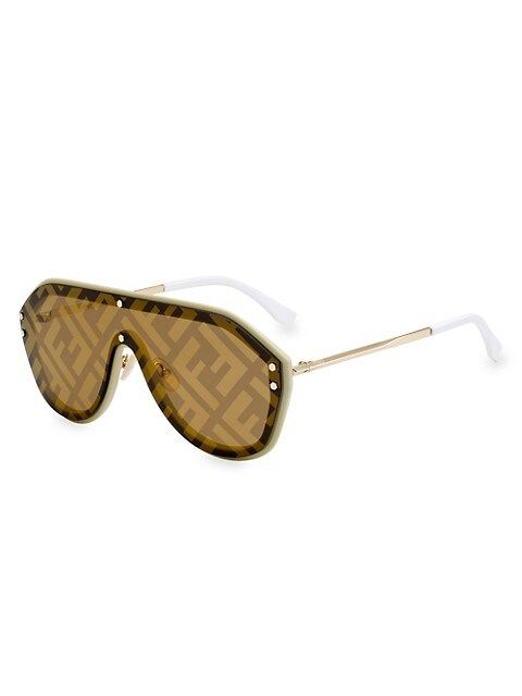 99MM Logo Fashion Shield Sunglasses | Saks Fifth Avenue