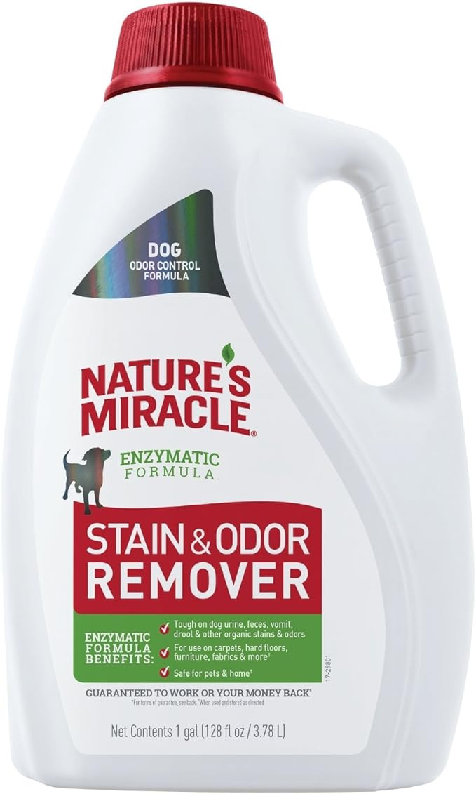 Nature’s Miracle® Stain & Odor Remover, Tough on Dog Urine, Feces, Vomit, Drool and Other Orga... | Amazon (US)