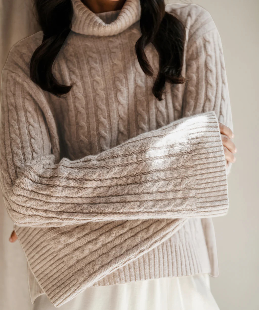 Cable Nell Turtleneck | Jenni Kayne