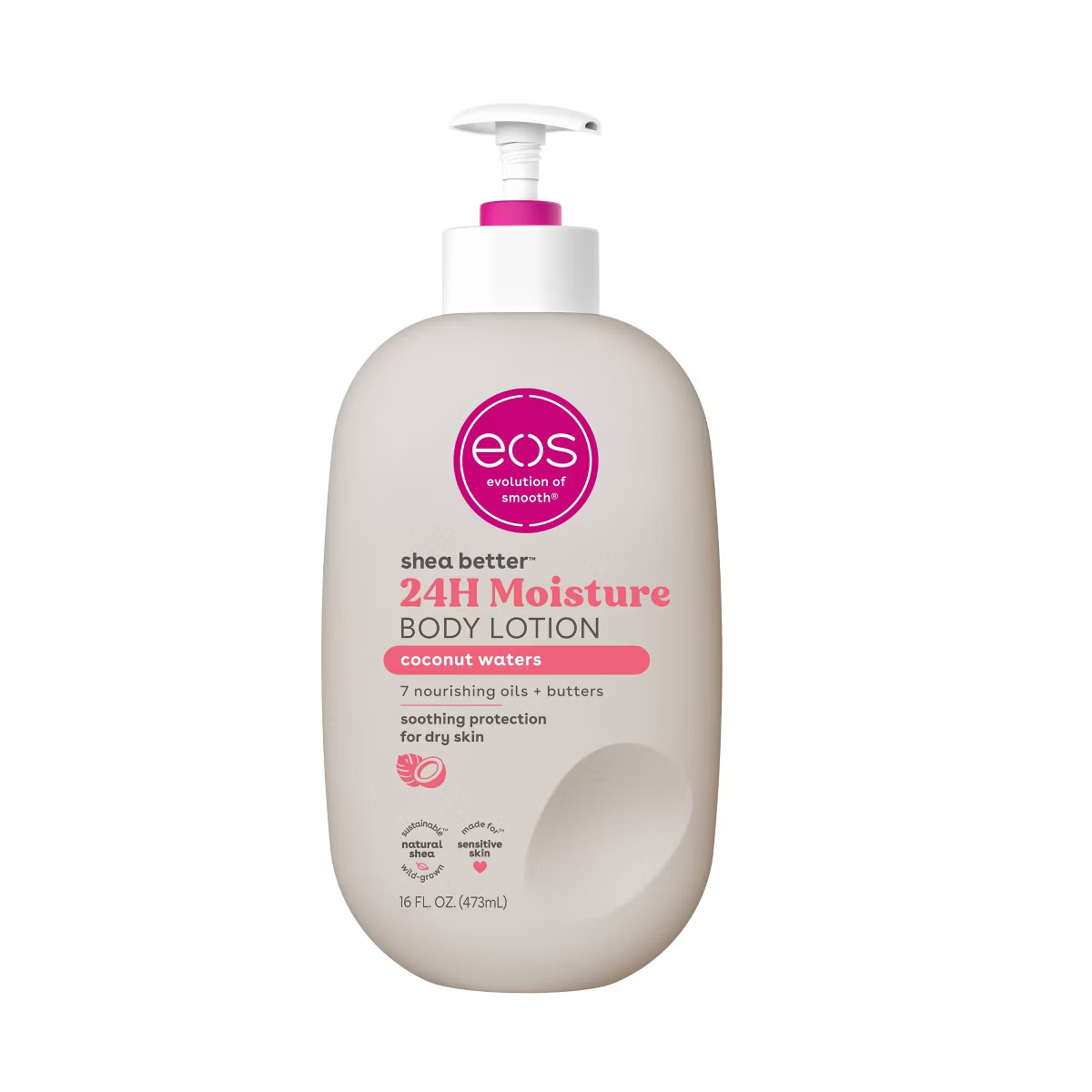 eos Shea Better Moisture Body Lotion - Coconut Waters - 16 fl oz | Target