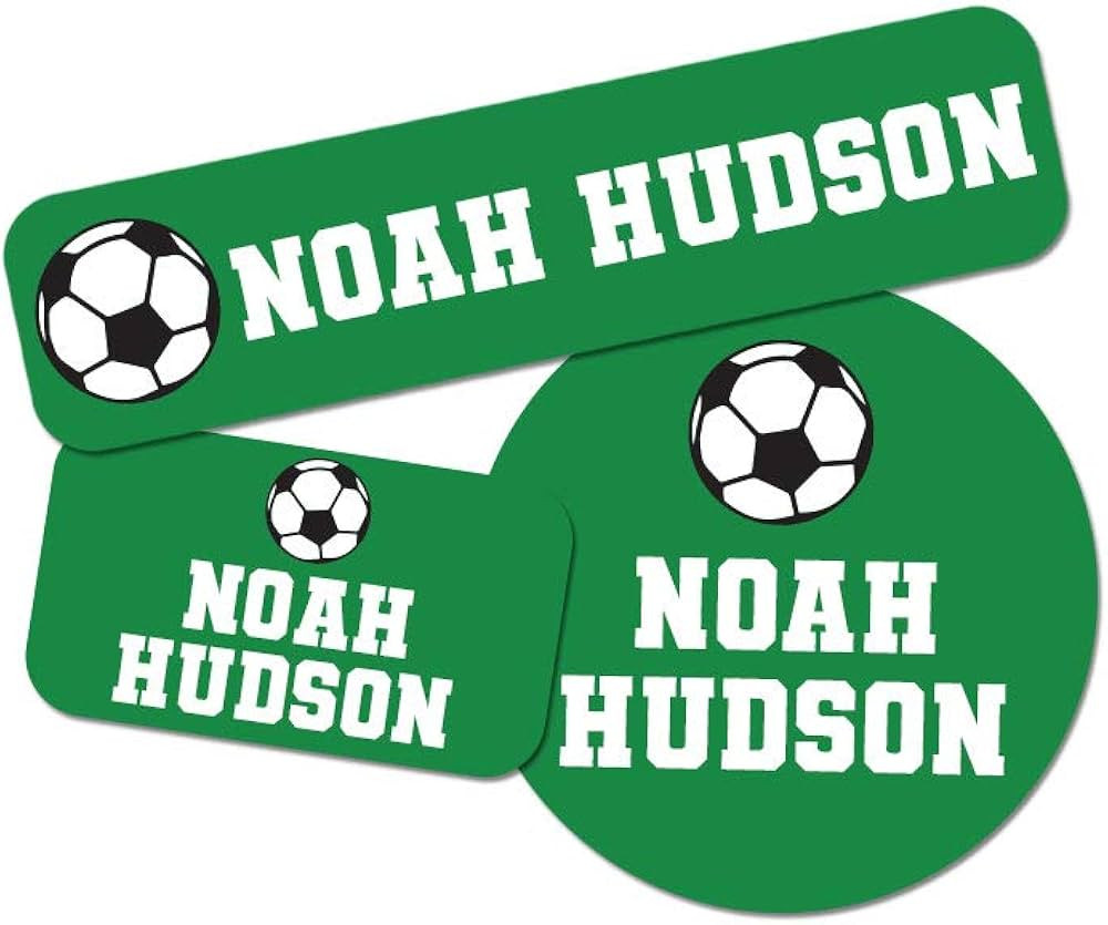 Custom Sports Combo Label Pack (128 ct.) - Waterproof Name Stickers - Stick-On & Easy to Apply (S... | Amazon (US)