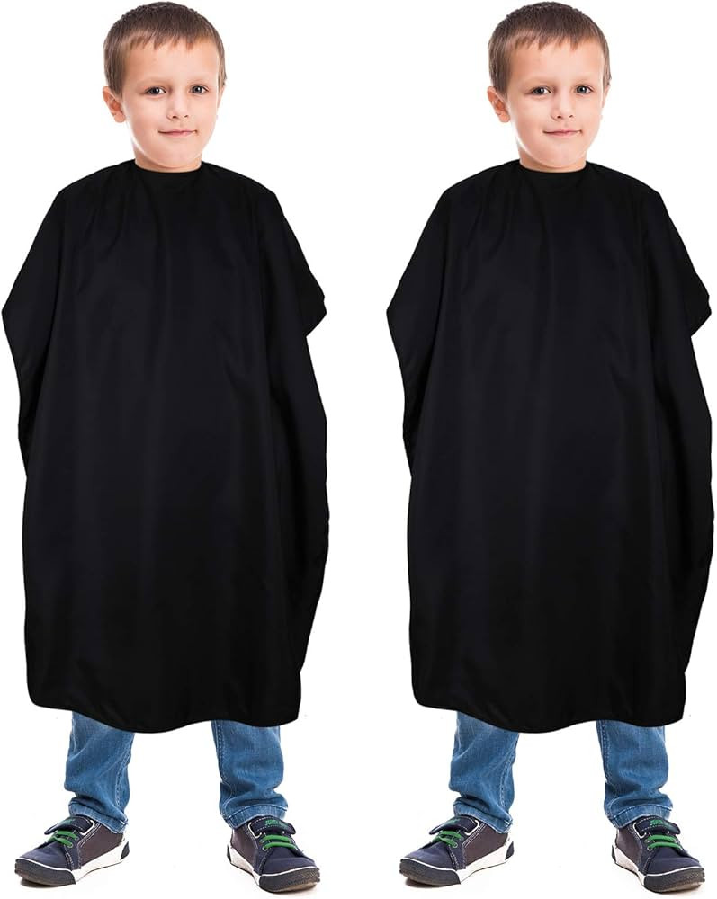 Geyoga 2 Pcs Kids Barber Cape Kids Hair Cutting Capes for Salon Waterproof Apron for Haircut 47. ... | Amazon (US)
