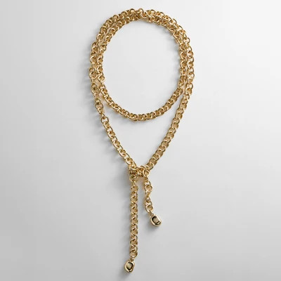Dominique Chain Link Layered Necklace | BaubleBar