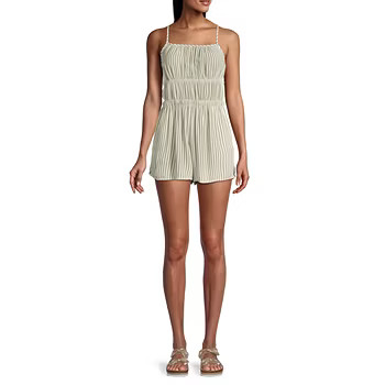 Arizona Sleeveless Romper-Juniors | JCPenney