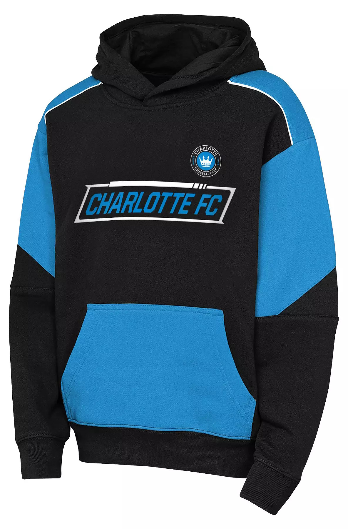MLS Youth Charlotte FC Black Break Free Fleece Pullover Hoodie | DICK'S Sporting Goods