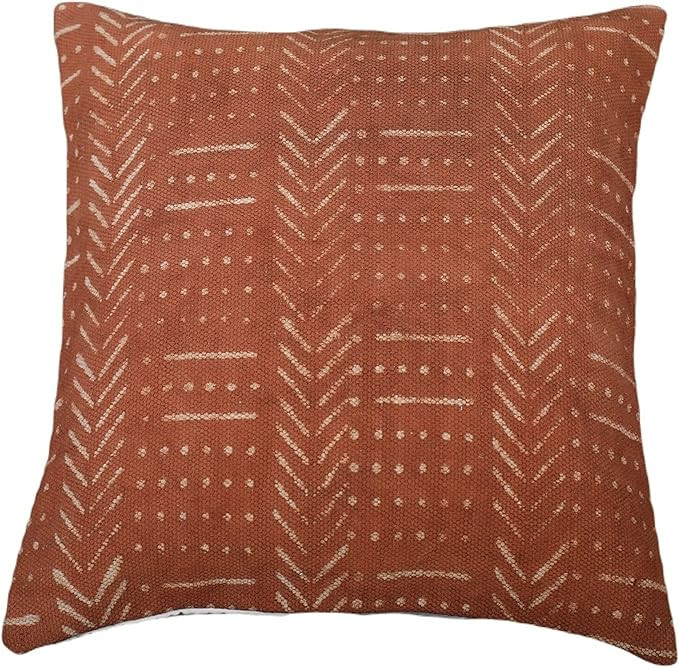 Trade Star Hand Block Print Mudcloth Pillow Cover 100% Cotton Rug Cushion Cover Decorative Pillow... | Amazon (US)