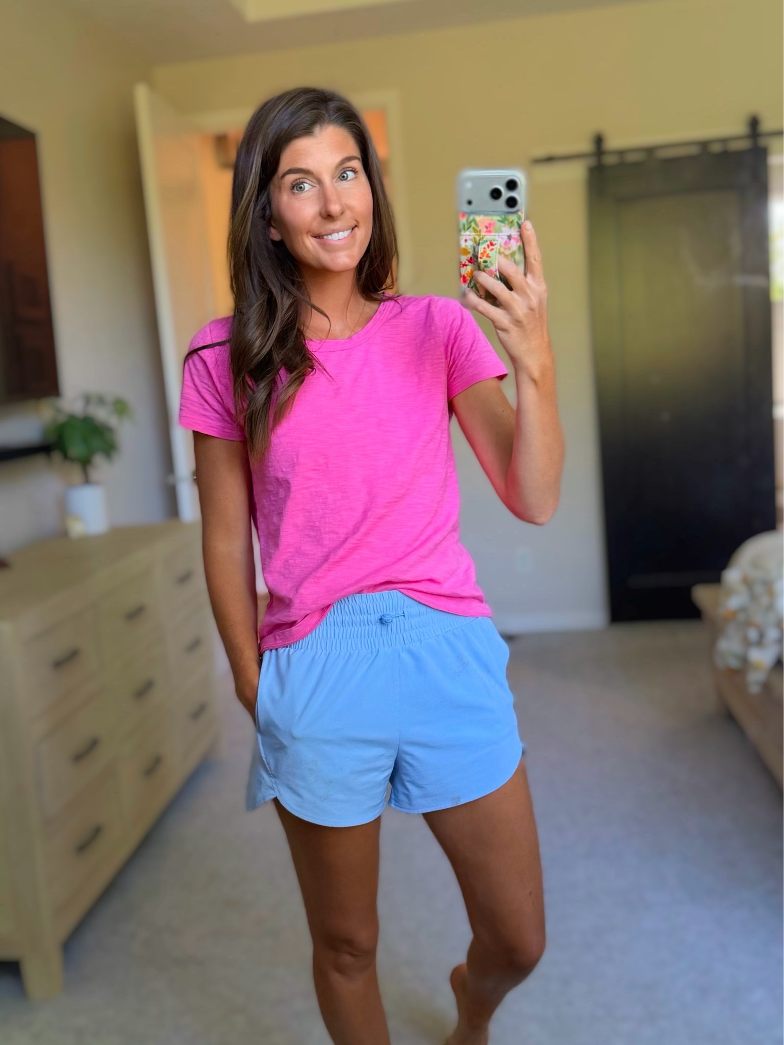 Comfy summer tee and shorts that I wear daily in different colors!

#LTKmomlife #LTKTall #LTKActive