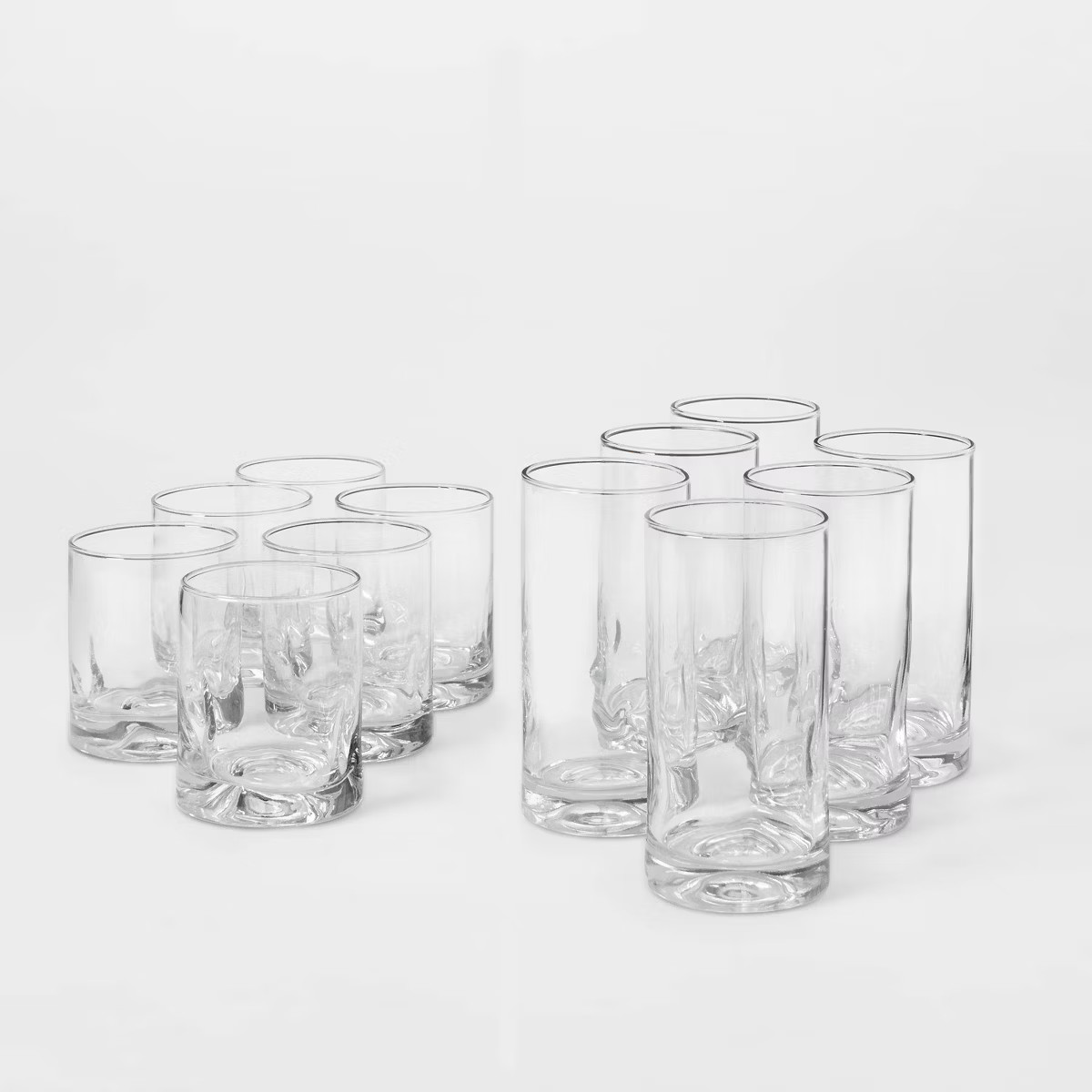 12pc Glass Telford Tumbler Set - Threshold™ | Target