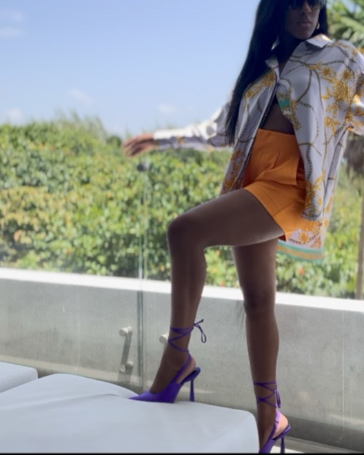 Oversized Satin Printed Button Up Blouse |  High Waisted Trouser Shorts | Lace Up Pumps | Pointed Toe Pumps ✨ You can go bold and colorful with this formula or neutral, if more your vibe #casualoutfitinspo #vacationoutfitinspo 

#LTKStyleTip #LTKSaleAlert #LTKShoeCrush