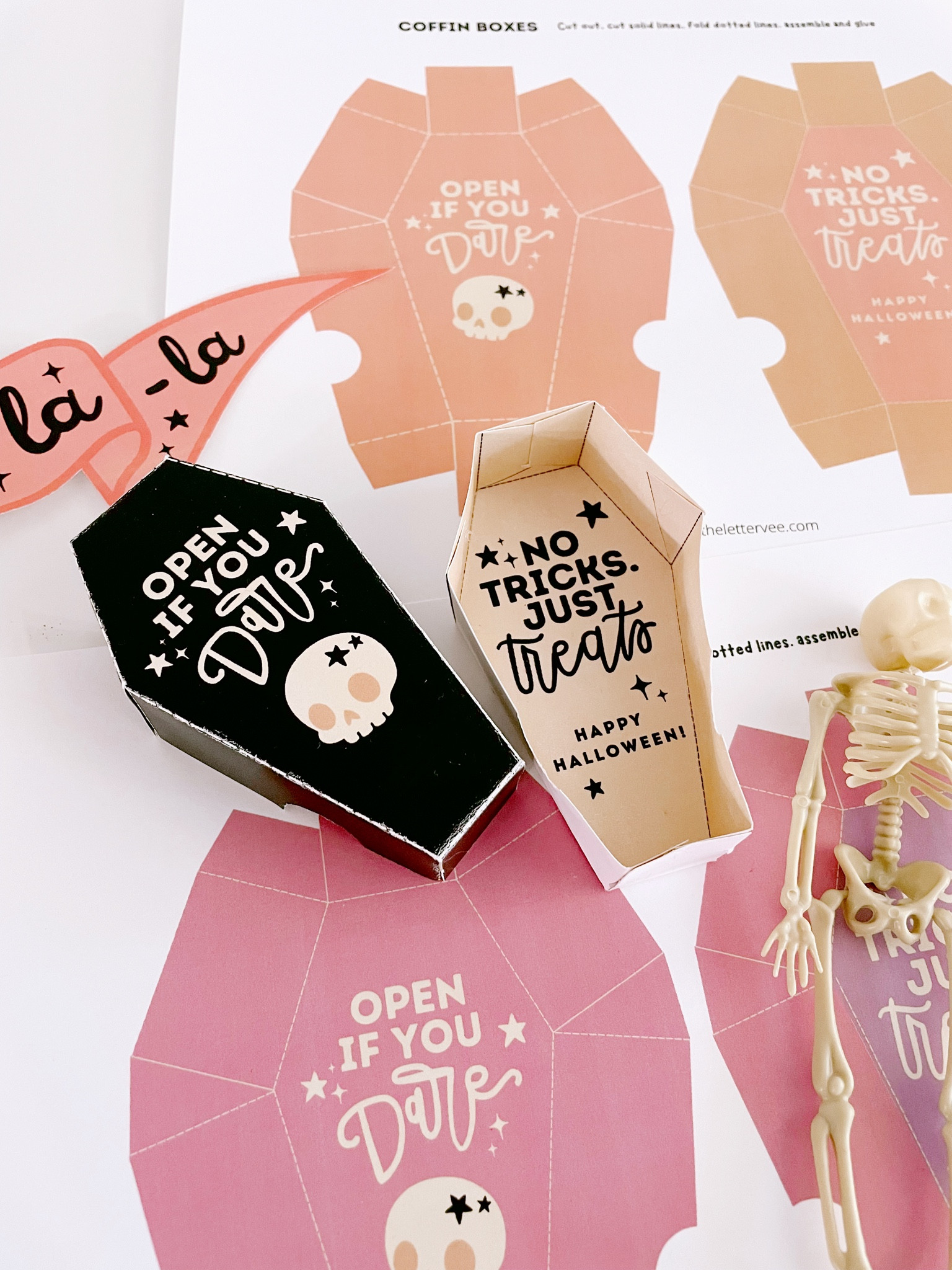 Paper coffin boxes - perfect for treats and treasure! 

#LTKSeasonal #LTKParties #LTKHalloween