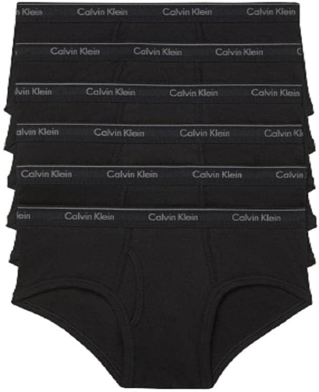Calvin Klein Men's Underwear Cotton Classics 6-Pack Brief | Amazon (US)