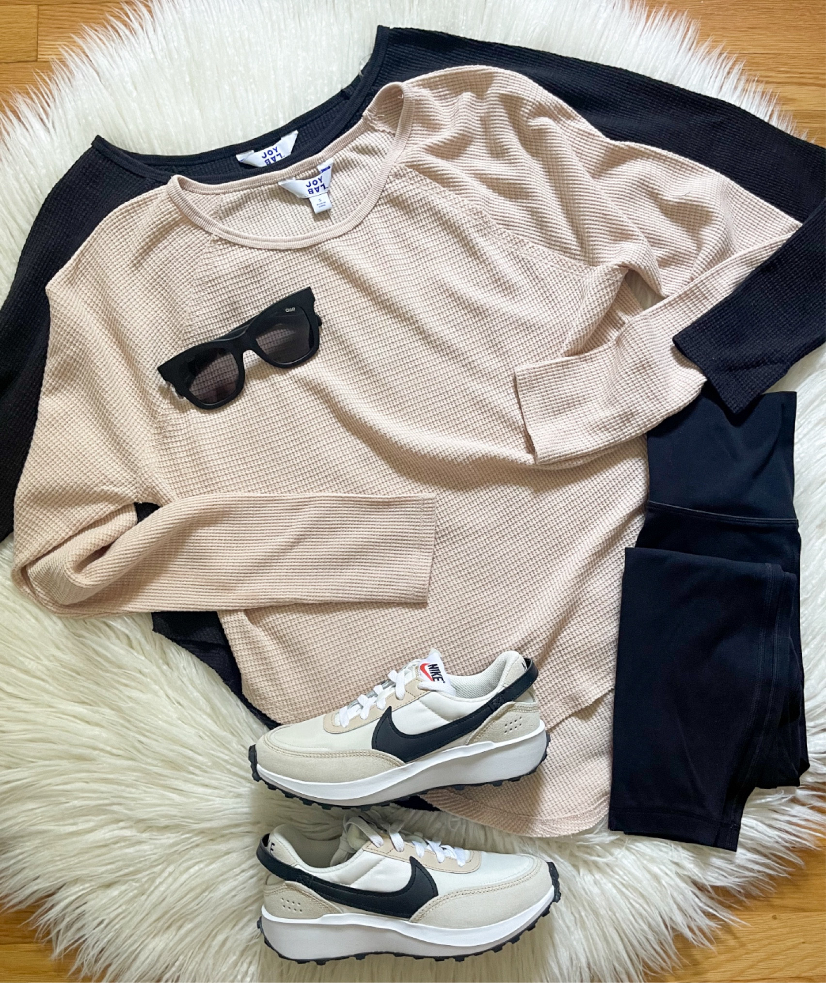 OBSESSED with these Waffle Knit Pullovers!!  They are soooo soft & comfy and go perfect with leggings!  Check out my stories for  