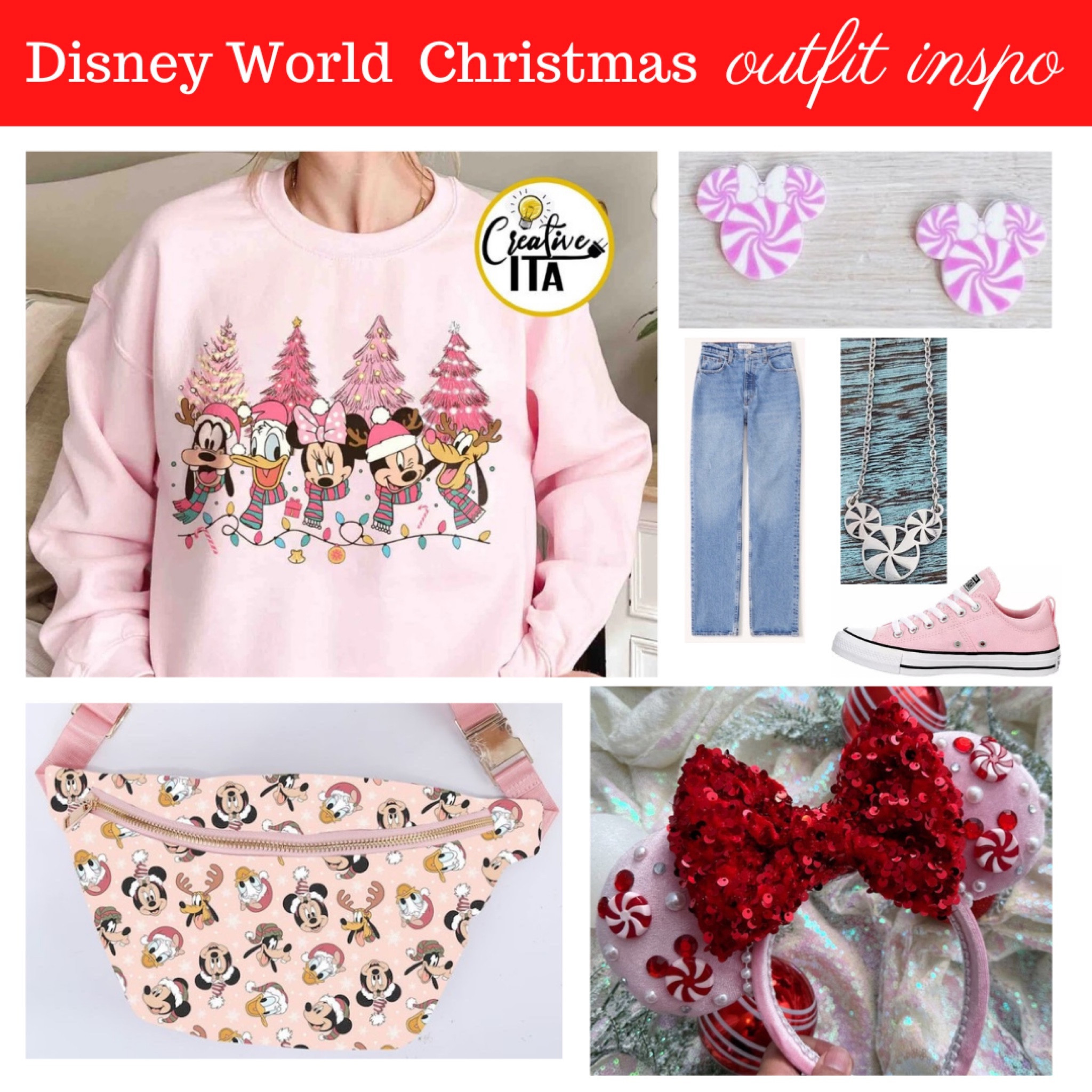 Pink Disney Christmas outfit perfect for a day at the Disney parks

#disney #disneyworld #christmas #disneychristmas #LTKchristmas #pinkchristmas

#LTKHoliday #LTKSeasonal #LTKfamily