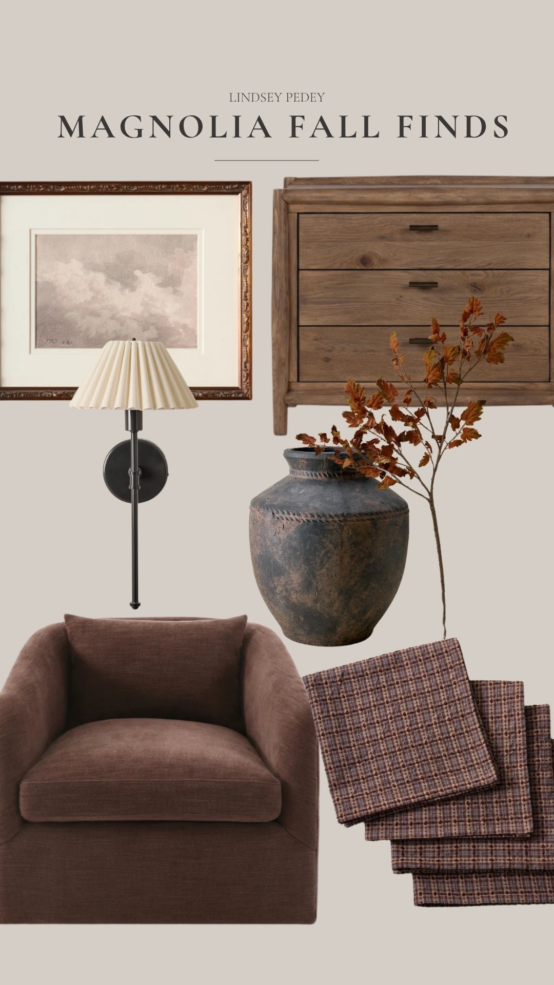 Cozy fall finds from Magnolia 🍂


Fall decor, fall stems, fall art, magnolia, accent chair, swivel chair, nightstand, wall sconce, cozy fall, home decor ideas for fall

#LTKHome #LTKSeasonal