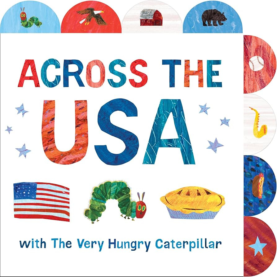 Across the USA with The Very Hungry Caterpillar: A Tabbed Board Book | Amazon (US)
