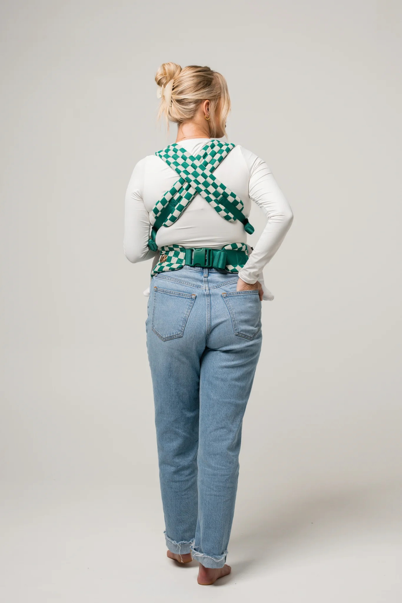 The Monarch Carrier - Evergreen Check | Mabē